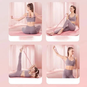 Stretch Strap Yoga 8-figure Tensioner Yoga Tool Open Back Practice Shoulder Yoga Stretching Belt Elastic Stretch Band Workout