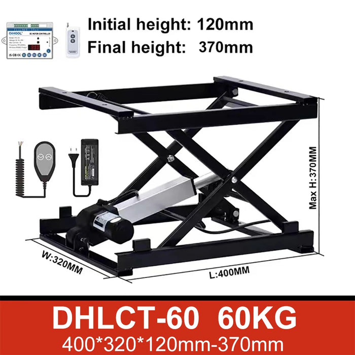 Electric Scissor Lifting Coffee Table Mechanism 12V 24V Top Laboratory Computer Wheelchair Adjustable Lifting Jack Platform