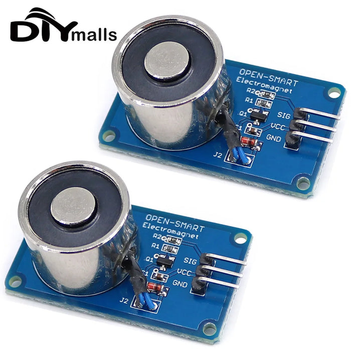 1/2/5/10PCS Holding Electric Magnet Lifting DC5V / 10N Solenoid Sucker Electromagnet module Board for Arduino