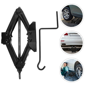 Jack Car Accessories Scissor Lift for Cars Scissors Automobile Crank Hook Iron Metal