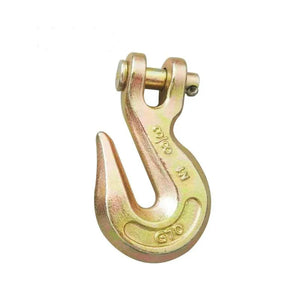 1/4" Clevis Grab Hook with Safety Latch,Zinc-Plated Clevis Slip Hook with Latch Grade 70