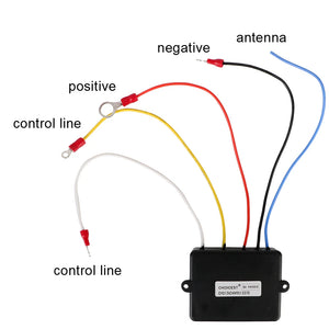 72W Switch Controller Universal for Jeep Off-road ATV Trailer 2.4G 12V 24V Wireless Remote Control Recovery Kit Electric Winch