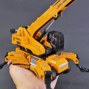 Hot sale 1: 50 plastic lifting crane model,container crane toys,quality engineering vehicle toys,wholesale