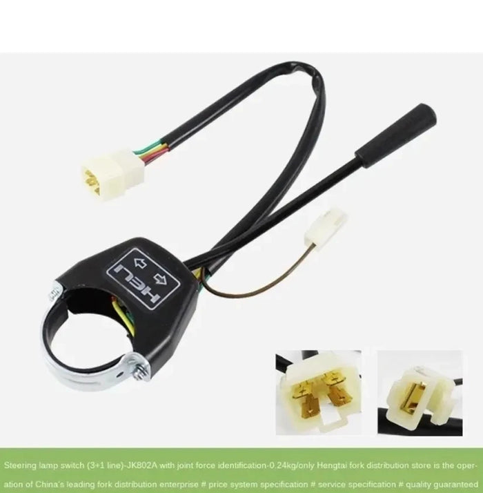 For Forklift Accessories Direction Switch Turn Signal Switch (3+1 Wire) JK802A For HELI Indicator Forklift Use