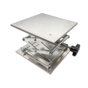 100x100mm Stainless steel Router Table Woodworking Engraving Lab Lifting Stand Rack Platform Woodworking Benches