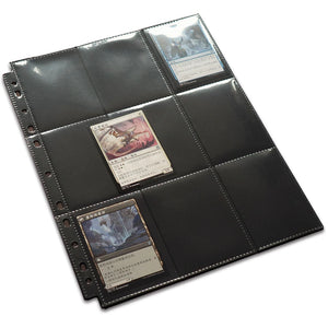 30 Pages/Lot 18/9 Pockets Board Game Card Pages Trading Card Protector Ultra Pro Star Cards Album Top/Side Loading Binder Pages