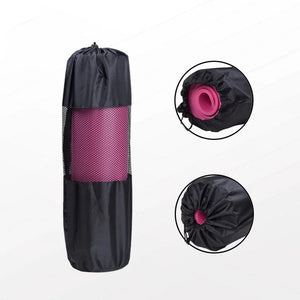 1 PCS Yoga Mat Bag Exercise Fitness Carrier Nylon Mesh Center Adjustable Strap Pilates Fitness Body Building Sports Equipment