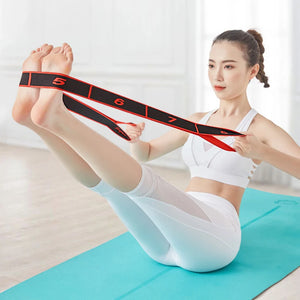 Multi-functional Yoga Pilates Resistance Bands Loop Fitness Exercise Pull Strap Belt Elastic Latin Dance Stretching Bands