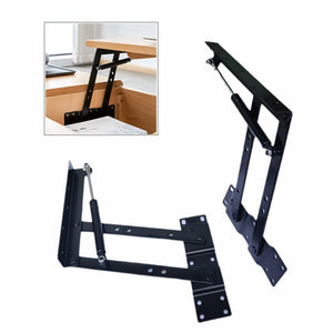 2pcs Lift Up Top Folding Hydraulic Tea Table Hinge Furniture Lift Up Rack For Computer Table Table Lifter Hardware Rack Shelf