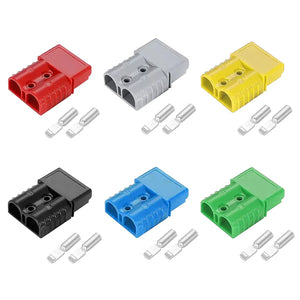 5/10/20 PCS Anderson Style Plug Connector 50A With Anderson Handle Forklift Battery Charging Quick Connectors Kit