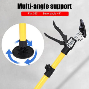 Cabinet Lifting Jacks Labor-Saving Telescopic Steel Hand Work Support Rod Hand Jack Stands Third Hand Tool for Drywall Range