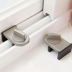 Sliding Sash Stopper Cabinet Locks Straps Doors Security Anti-theft lock Window Sliding Door Baby Kids Child Safety Doors Lock