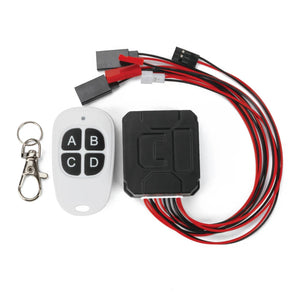 Scale RC Winch Wireless Remote Controller Recovery Hook for 1/10 Crawler Car TRX4 TRX6 SCX10 Wrangler CC01 TF2 D90 YK4082 ZP1001