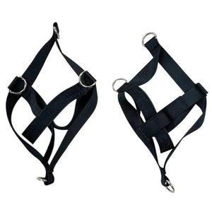 2 Pieces Nylon Ankle Strap with 4 connecting Points Gym Machine Attachment Pull Belt for Workout Pilates Fitness Training