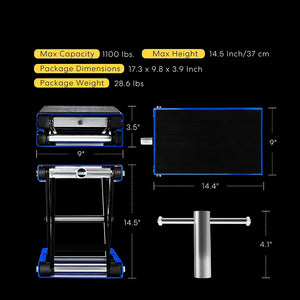 1100LBS Motorcycle Jack Heavy Duty Motorcycle Lift Table Center Scissor Lift Motor Bicycle ATV Work Stand Motorcycle Repair Tool