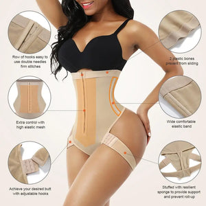 LMYLXL High Waist Abdomen Butt Lifter Control Panties Brief Booty Lift Seamless Shapewear Slimming Pulling Underwear Body Shaper