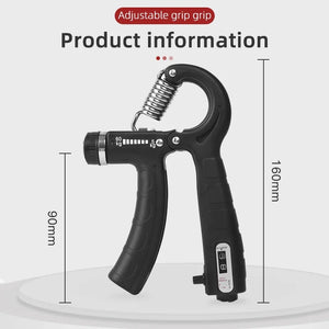 1PC Adjustable Grip Strength Trainer(5-60KG) Smart Counting Hand Grip Strengthener Forearm Workout Finger Exercise,Stress Relief