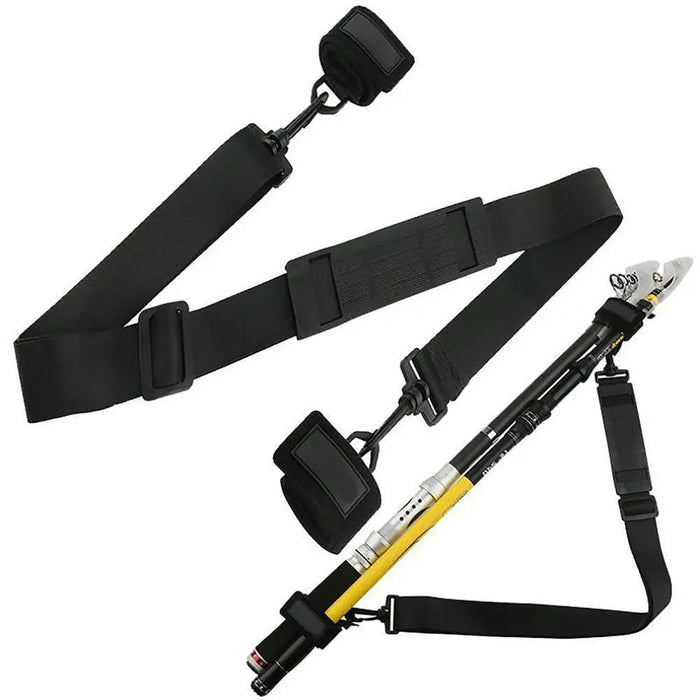 Fishing Rod Carrying Strap Sling Shoulder Belt Security Tools Nylon Lure Rod Magic Tape Straps Tackle Accessories Dropship