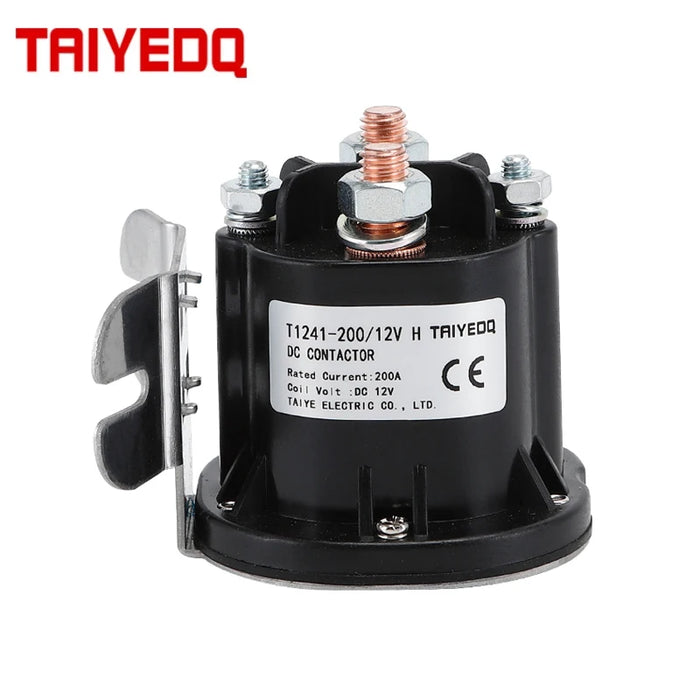 DC Contactor 12V 24V 48V 200A 1NO T1241-200 For Battery Truck Electric Forklift Electric Winch Electric Vehicle