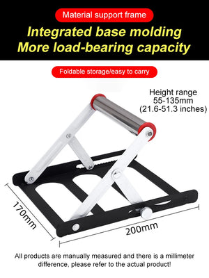 Adjustable Cutting Machine Support Frame Material Support Bracket For Cutting Machine Cutting Lift Table Stand Workbench Lift