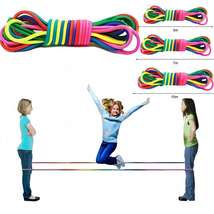 5-10m Jump Rope Rubber Band Motion Toy Kids Skipping Rope Ropes Training Jump Kids Toys Jumping Workout Exercise Nylon Girl Gift