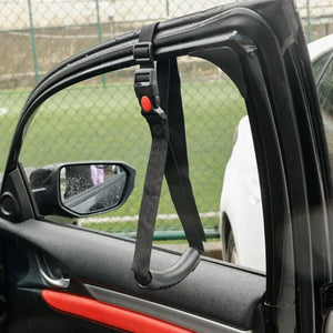 Car Grab Handle Standing Aid Strap Adjustable Auxiliary Handle Strap Universal Mobility Aid Disability Elderly Car Assist Tools