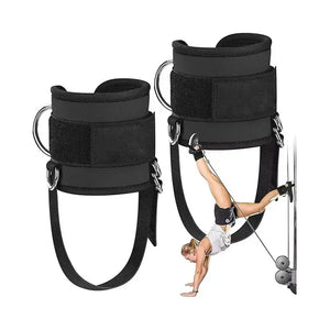 Ankle Straps for Cable Machines Padded Ankle Cuffs for Leg Exercise WorkoutsFully Adjustable and Breathable Ankle Cuffs 1pc