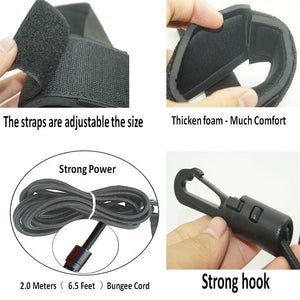 Swim Ankle Strap Stationary Swimmer Swim Lap Swim Training Leash Adjustable Swimming Resistance Band Exercise Belt Elastic Rope