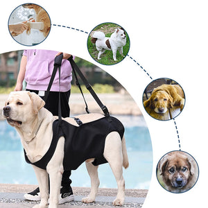 Dog Carry Sling, Dog Sling Carrier With Breathable Mesh, Pet Legs Support & Rehabilitation Dog Lift Harness, Dog Sling Carrier