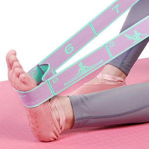 GYM Fitness Exercise Resistance Bands Yoga Pull Strap Belt Elastic Latin Dance Stretching Band yoga Stretch Rope For Adult