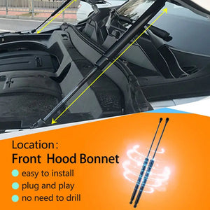 Hood Cylinders for SEAT Leon Cupra Leon Mk4 KL1 KL8 2020 2021 2022 2023 Bonnet Hood Modify Gas Struts Spring Damper Lift Support