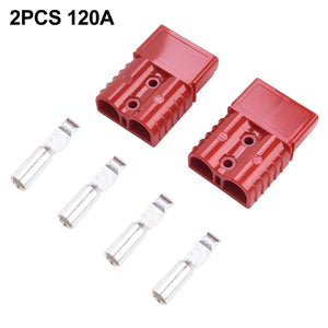 2PCS 120A 600V For Anderson Plug Cable Terminal Forklift Battery Caravan Cable Connectors Pins Lugs Adapter Electrical Supplies