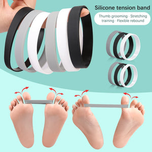 1Pcs Hallux Valgus Corrector Belt Recovery Training Exerciser Strap Toe Separator Stretcher Thumb Elastic Band Foot Care