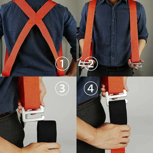 Straps Labor-saving Strap Shoulder Ropes Lifting Tool Moving Transport Move Adjustable Furniture Moving Forklift Back Convenient