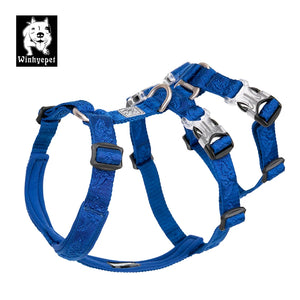 Winhyepet Dog Harness Dog Back-Slip 3M Reflective Material Straps No Pull Vest Cloth for Large Small Puppy  Walk  YH1803