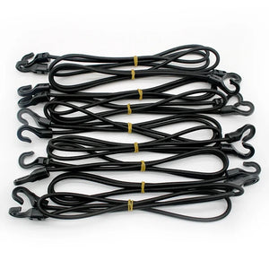 1m/1. 5m/2m Motorcycle Heavy Duty Elastic Bungee Shock Cord Strap Stretch Plastic Hook Elastic Round Rope Luggage Tent