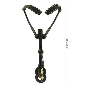 Adjustable Saxophone Neck Strap Sling Comfortable Shoulder Harness Double Shoulder Straps Saxophone Accessories