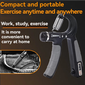 5-60kg Adjustable Hand Grip Strengthener Hand Gripper Trainer Set With Counter Wrist Forearm And Hand Exerciser For Muscle