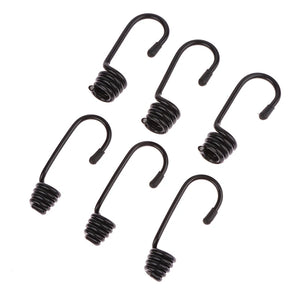 10Pc 6mm/8mm Spiral Hook For Tensioner Marine Shock Cord Bungee Elastic Rope Hook Luggage Strap Tarp Tie Down Canopy Stretch