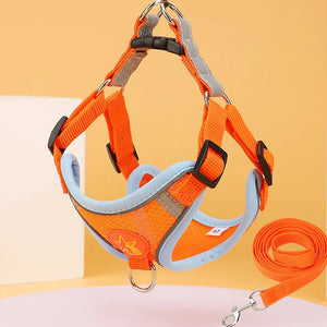 Chest Harness Pet Supplies Accessories Pet Chest Strap Braces Cat Dog Vest Breathable Reflective Walk Dog Chest Back Rope Collar