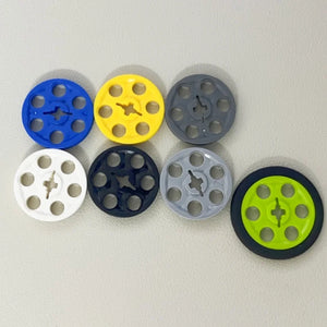 20PCS 4185 Wedge Belt Wheel Pulley Bricks Toys For Technical MOC Buildings Blocks Compatible High-Tech Gift