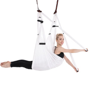 Aerial Yoga Hammock Set Anti-gravity Pilates Yoga Hammock Gym Strap Flying Swing Aerial Traction Device Home Fitness Equipmentt