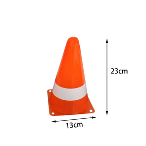 Construction Cake Topper Mini Construction Vehicles Toys Caution Tape Safety Cones Road Parking Cone Construction Party Supplies