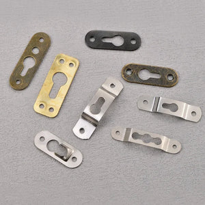 10pcs picture frame buckle Picture frame hook Double hole hook picture frame hidden buckle hoist pendant hardware accessories