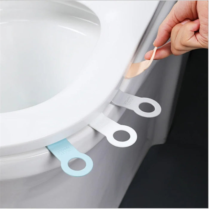 Toilet lid lifter bathroom silicone suction cup anti-dirty handle handle lifter lid lifter, toilet seat flipper