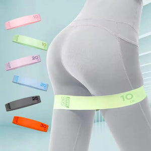 Yoga Elastic Bands Portable Pilates Hip Circle Expander Gym Resistance Latex Exercise Tension Belt Bands Fitness Family L6O9