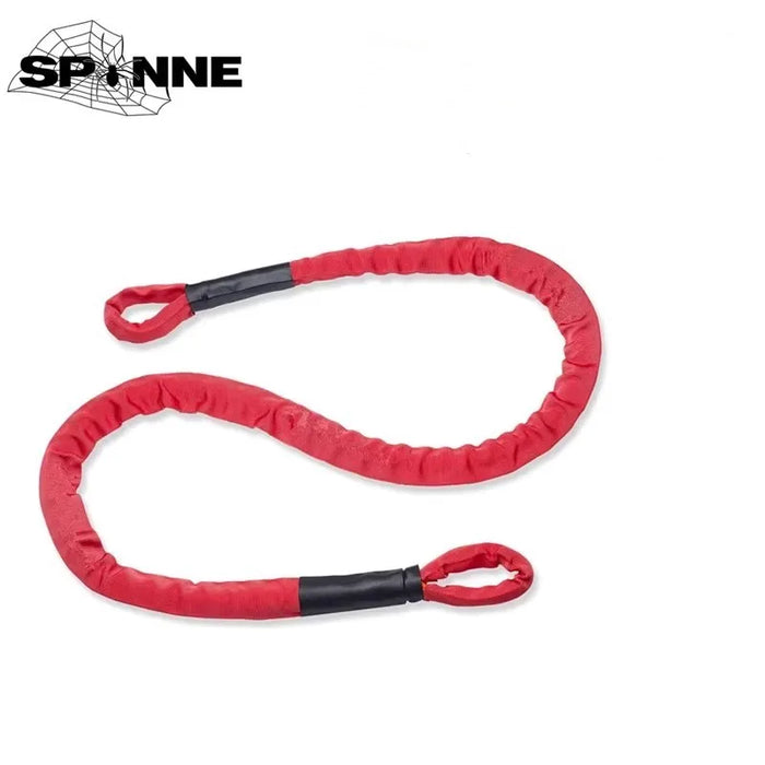 SPINNE red  2m*13mm 26500lbs/12Ton Synthetic Hug a Tree Winch Strap Rope With  Protective Sleeve