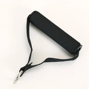 Resistance Band Plastic D Ring Exercise Strap Foam Handle Fitness Equipment for Home Gym Strength Training Stretching