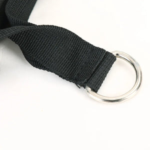 Resistance Band Plastic D Ring Exercise Strap Foam Handle Fitness Equipment for Home Gym Strength Training Stretching