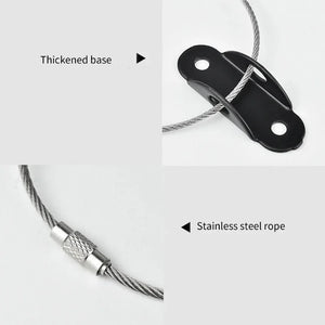 2pcs Furniture Straps Baby Proofing Metal Anti Tip Furniture Anchors Furniture Wall Strap Secure Heavy Falling Furniture